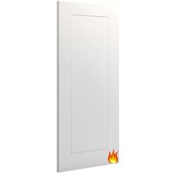 Denver White Primed Fire Door (FD30) with 18mm Lippings
